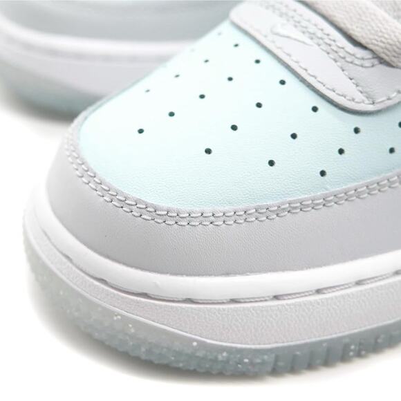 NIKE AIR FORCE 1 BG AF1 SZ 5Y YOUTH = WOMENS 6.5 HQ3249 043 PURE PLATINUM SILVER - Picture 6 of 6